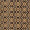 Denim - Blue,brown Abstract Geometric Upholstery Fabric 54 Inches"